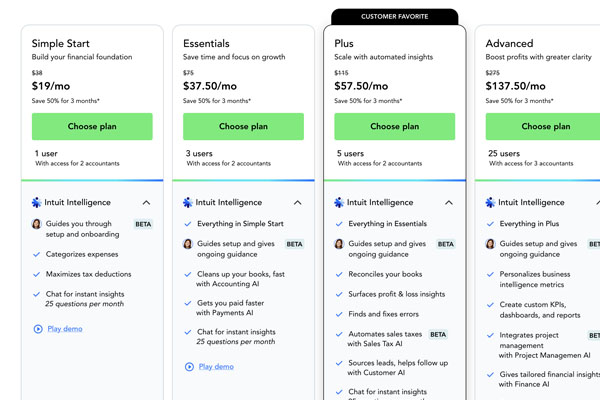 QuickBooks Billing Experience Overhaul